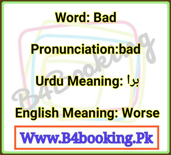 Bad Meaning In English To Hindi