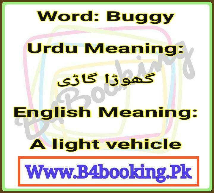 buggy-meanings-in-english-and-in-urdu-its-pronunciation