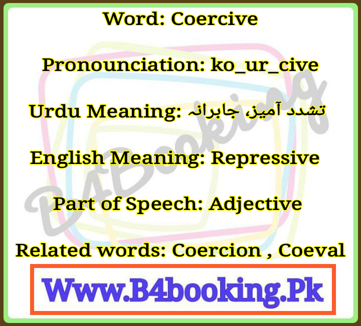 coercive-meaning-in-urdu-and-english-it-s-pronounciation